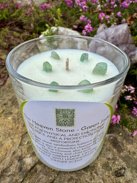 Luxury-heaven-stone-manifestation-candle-jade-3